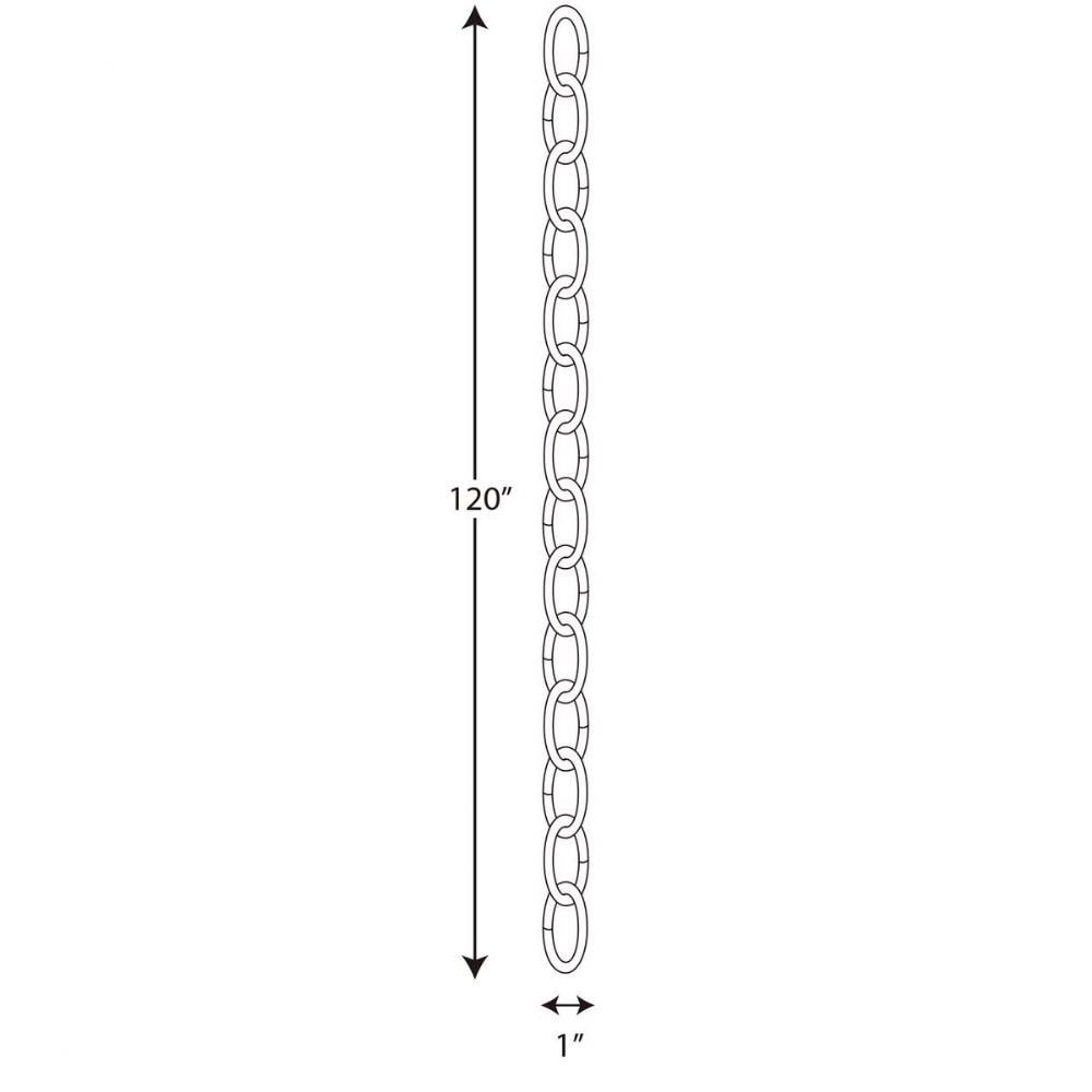 Progress Lighting P8757-160 Accessory - 120 inch 9-Gauge Chain