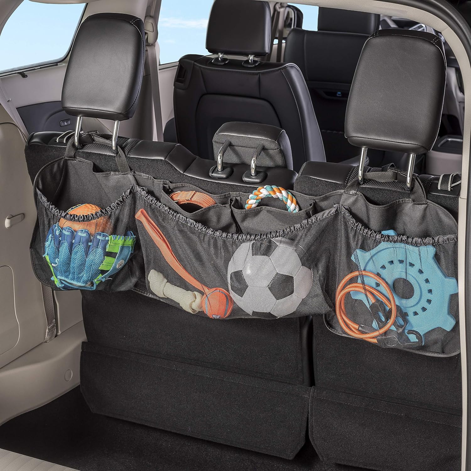 High Road SUV Seatback Hanging Trunk Organizer and Hatchback Cargo Organizer Pack of 2