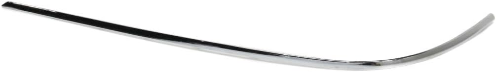 For Mercedes-Benz E350 Bumper Trim 2011 2012 2013 Driver Side | Rear | Molding | Chrome | Wagon | Outer Impact Strip | MB1146116 | 2128850921