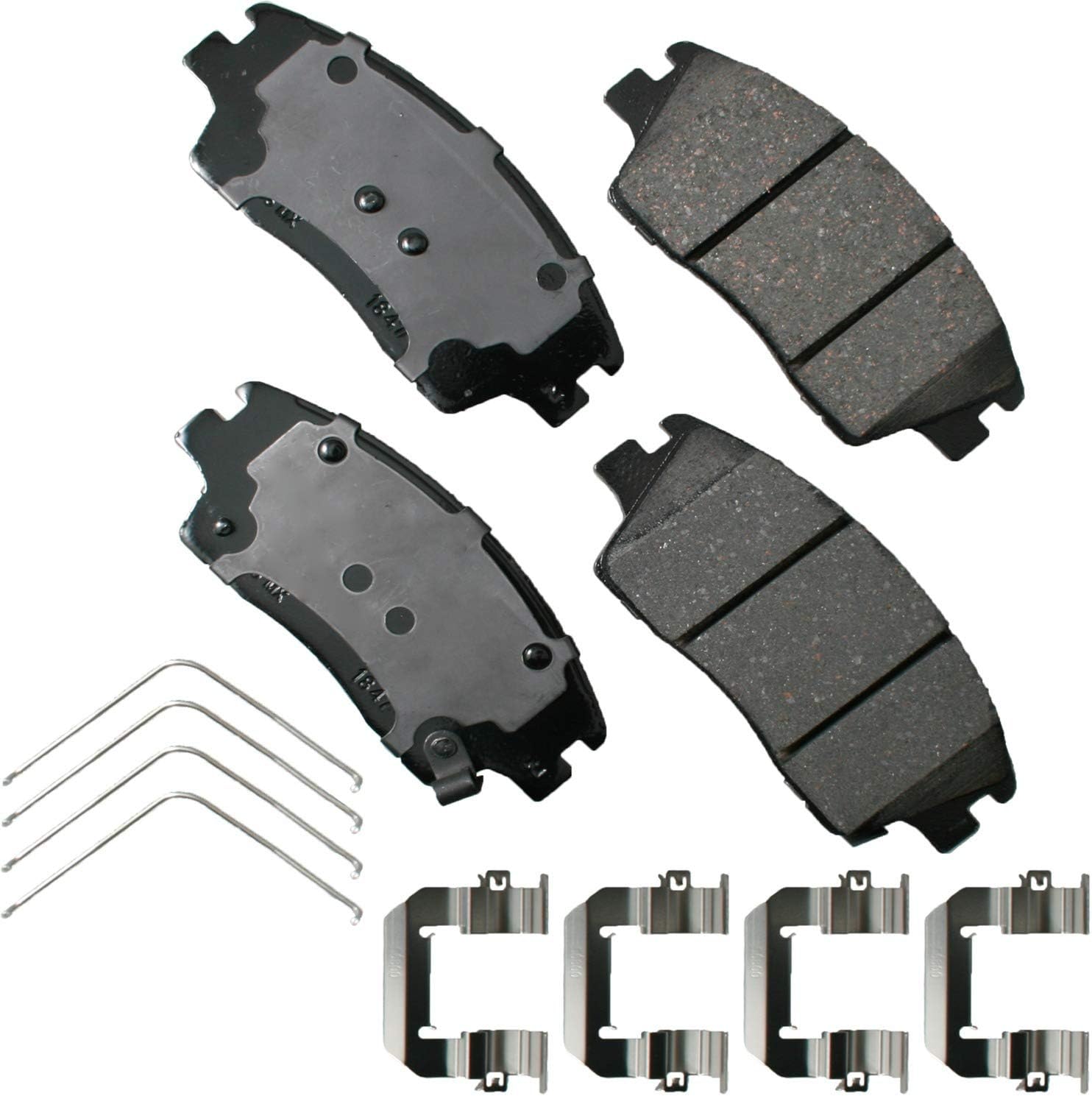 Akebono ACT1847 Ultra-Premium Ceramic Front Disc Brake Pads
