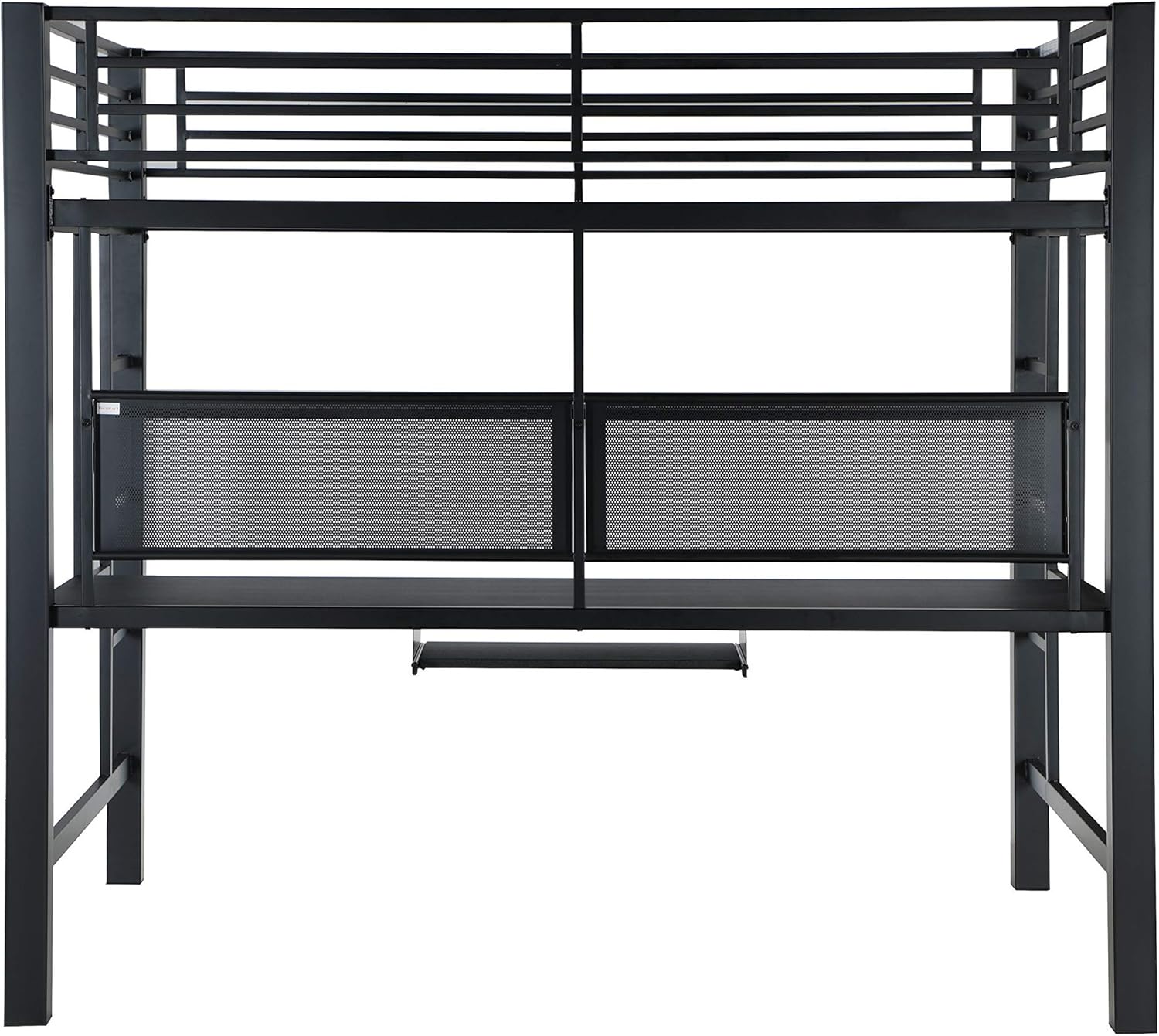 COASTER Avalon Full Workstation Loft Bed Black