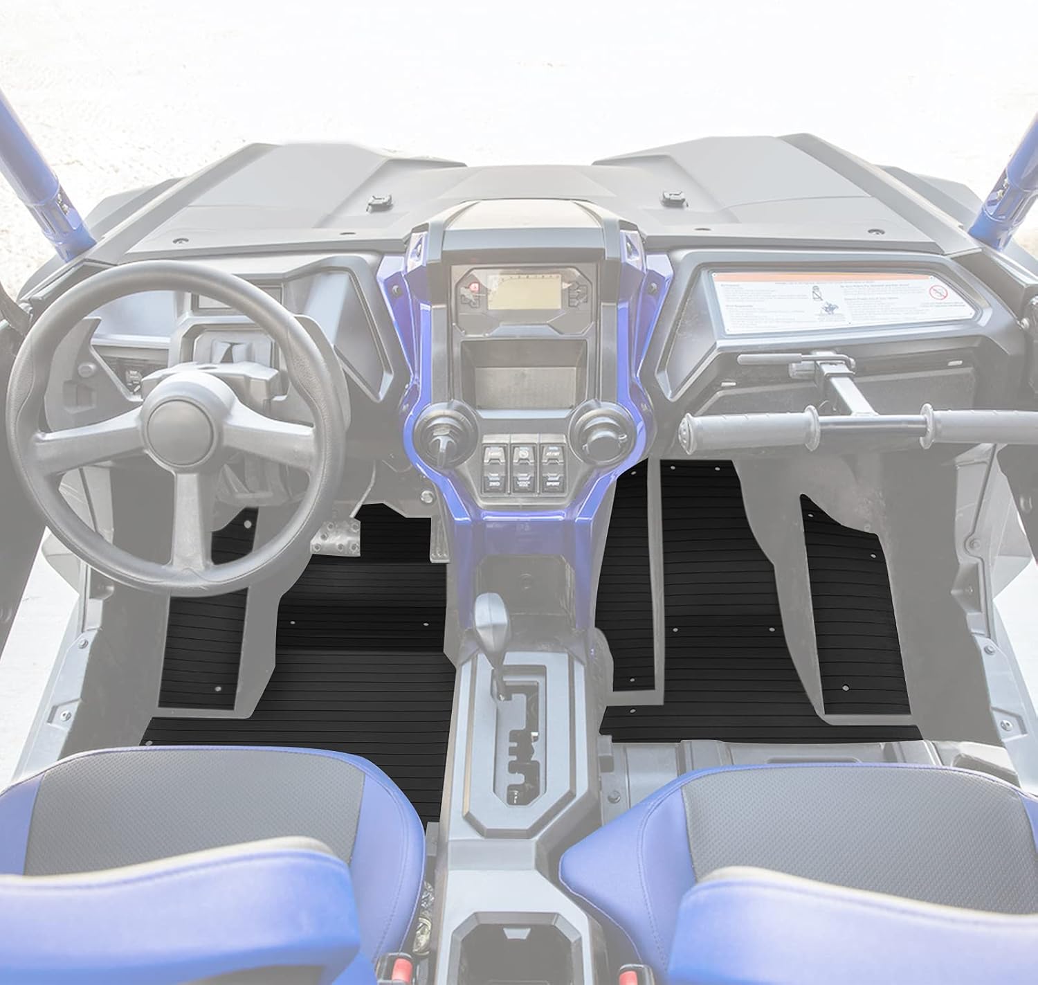 Talon Floor Mats,Kemimoto Talon Front TPE Anti-Slip Floor Mats Compatible with 2019 2020 2021 Talon 1000R 1000X 1000X-4 Accessories(1 Pair)