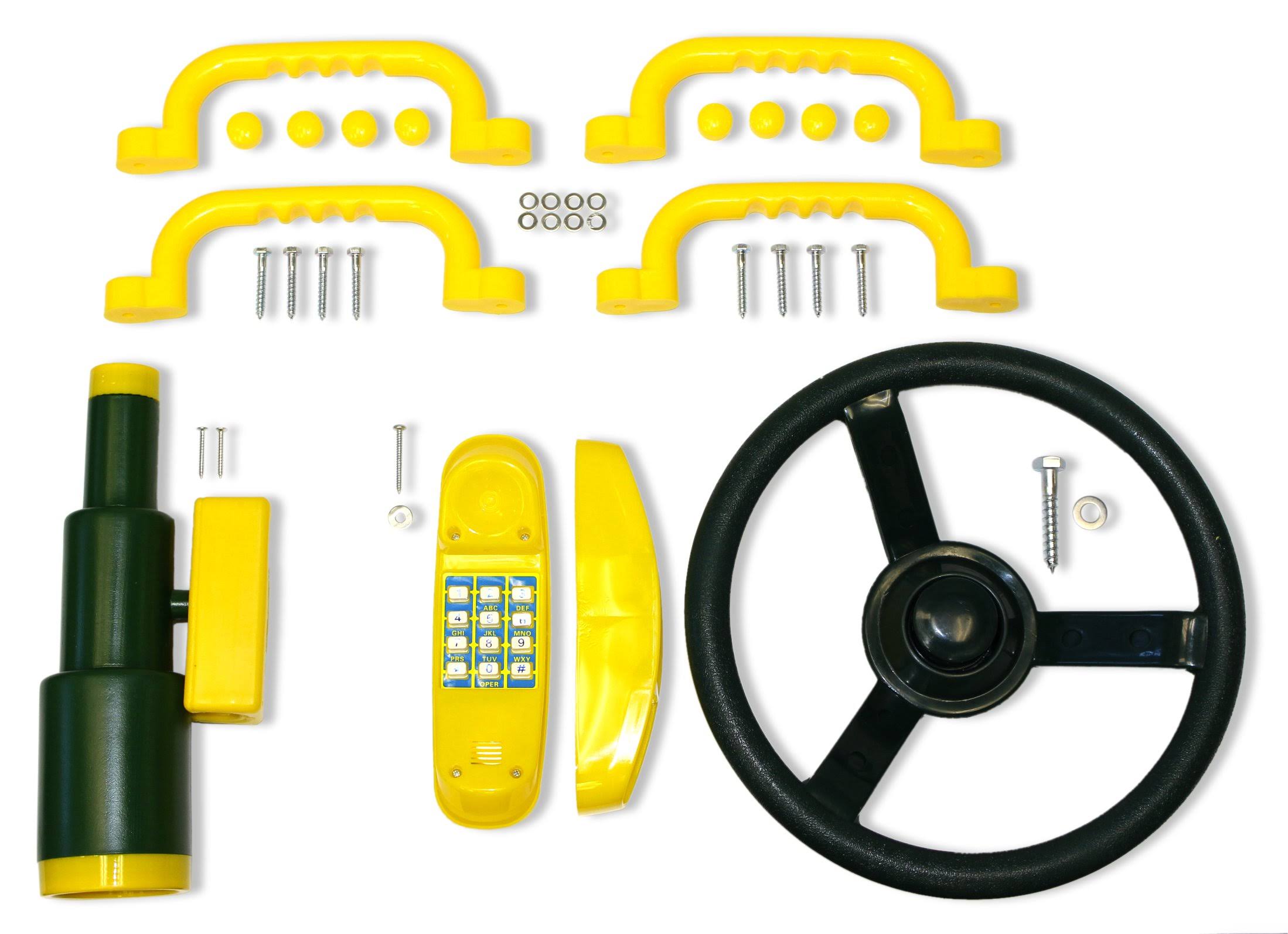 Eastern Jungle Gym Swing Set Accessory Bundle for Kids