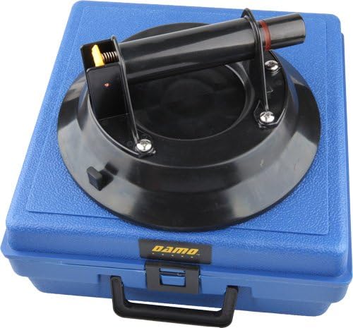 DAMO 10 inch Vacuum Concave Glass Suction Cup with ABS Handle and Hand Pump for Windsheld lifting lifter