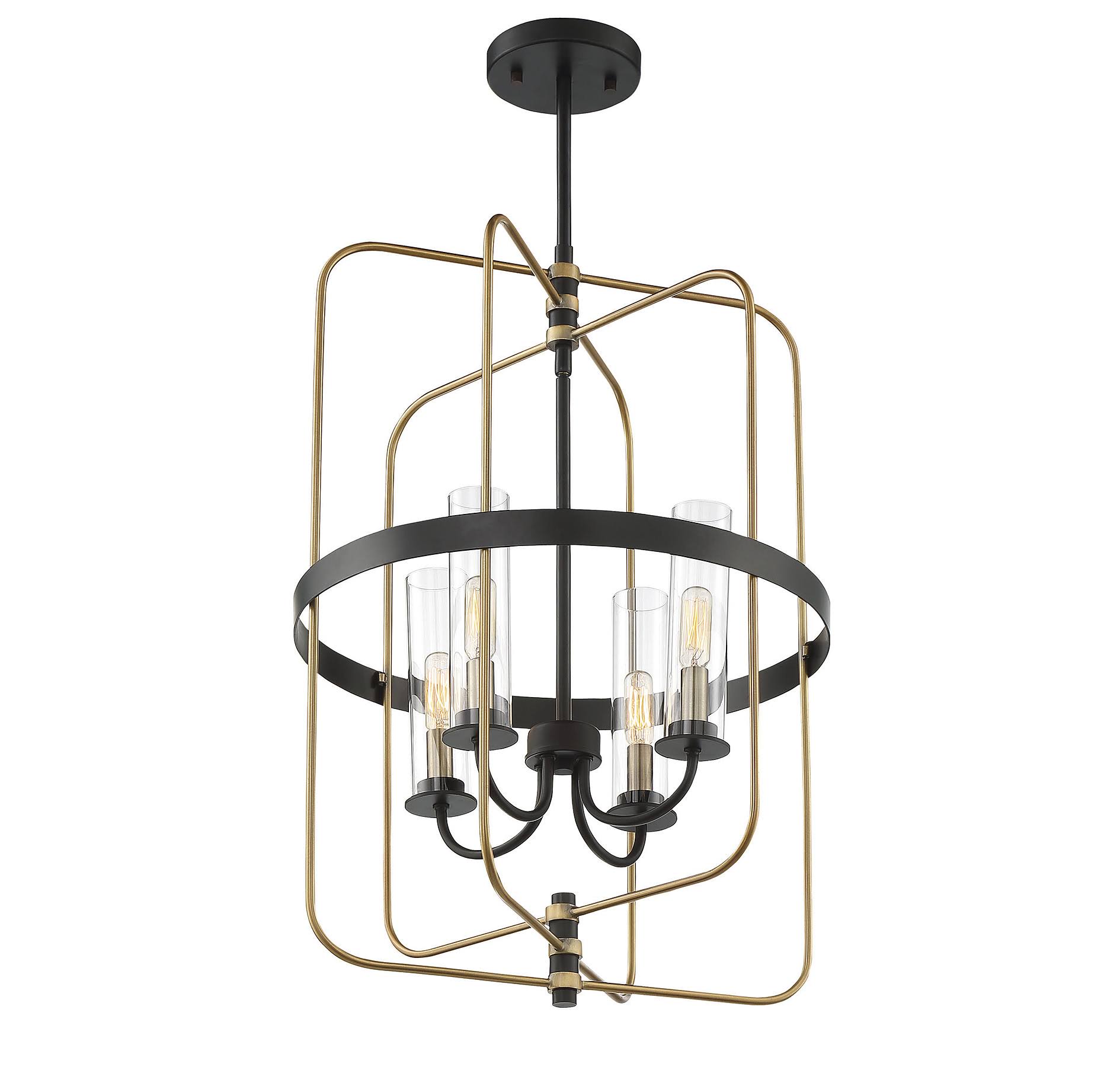 Savoy House-3-8072-4-51-Kearney - 4 Light Foyer Vintage Black/Warm