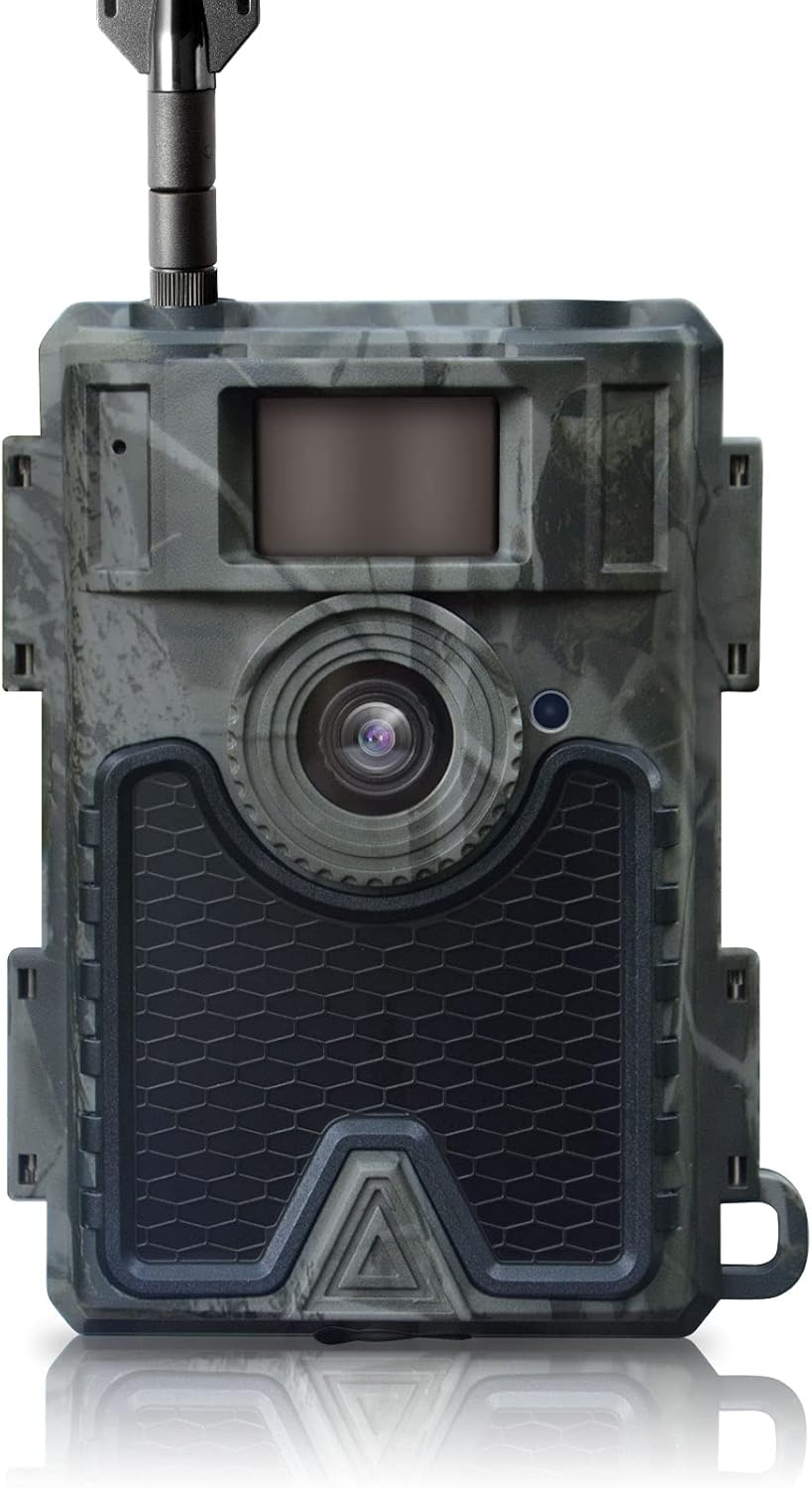 WingHome 4G Cellular Trail Camera 480Ace, 8/12/24MP FHD Wireless Game Camera with Free APP and SIM Card