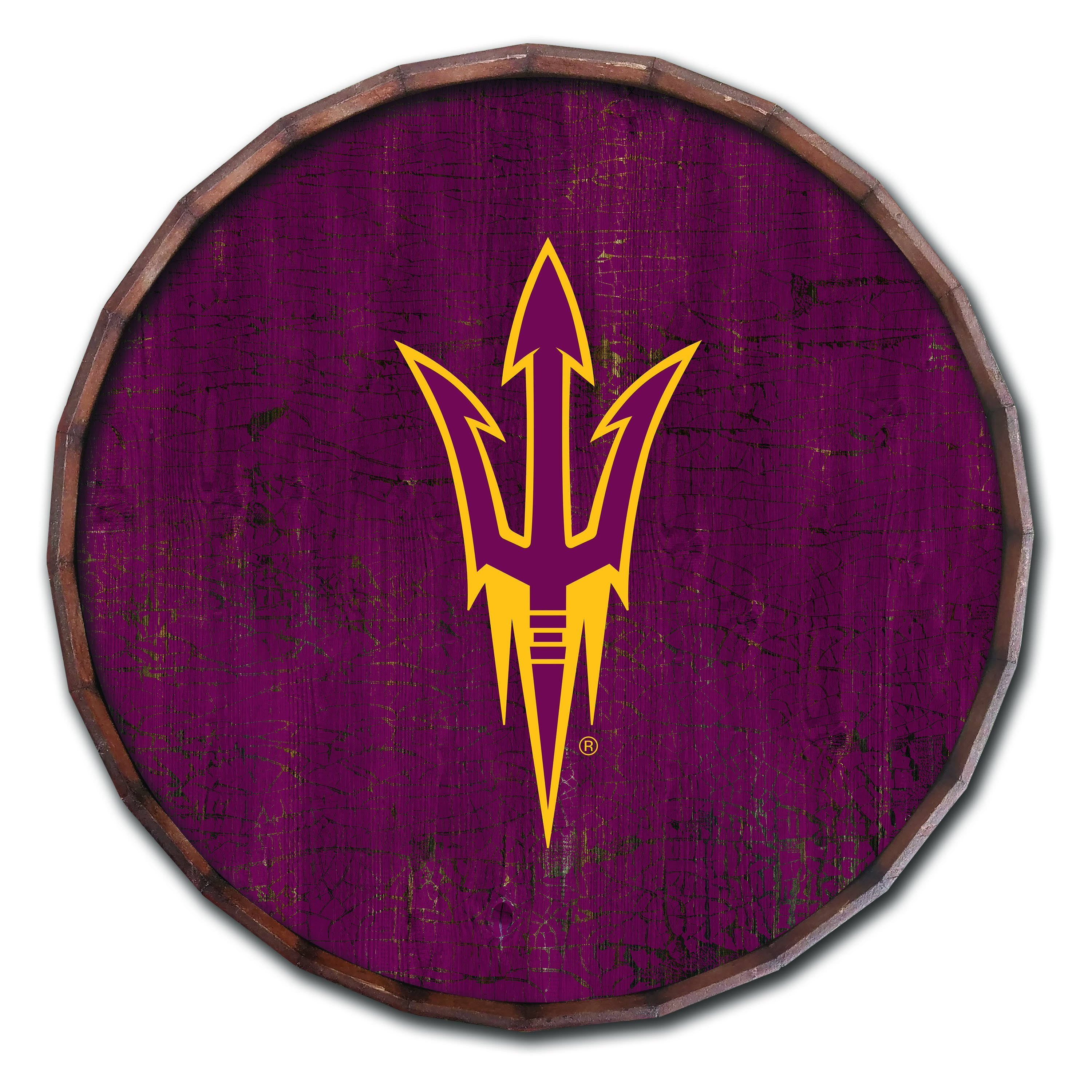 Arizona State Sun Devils Cracked Color 24x22 Barrel Top