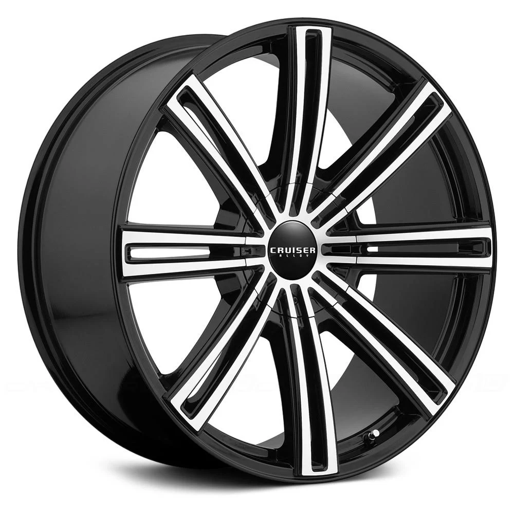 Cruiser Alloy Wheels 916mb Obsession 22x9.5 6X135/6X5.50 Black