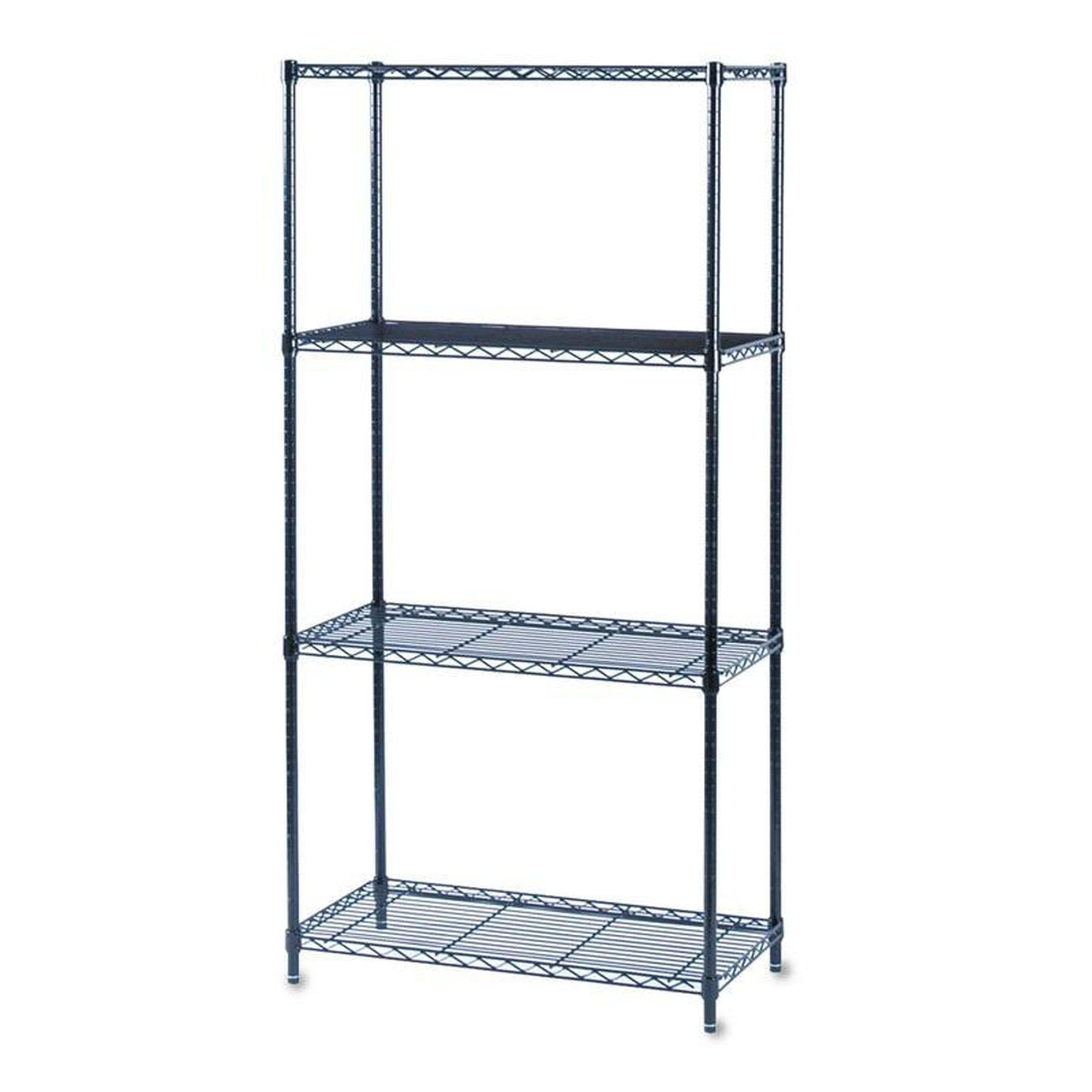 Safco Commercial Wire Shelving Black