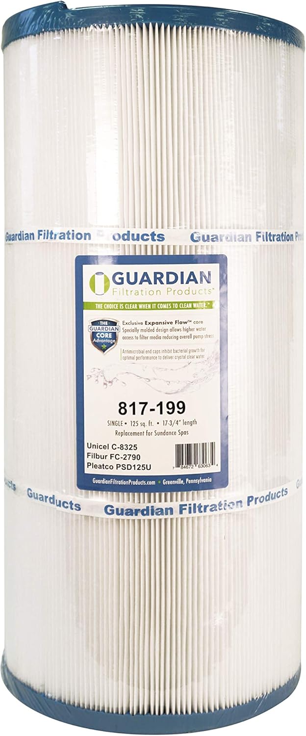 Guardian Pool Spa Filter Replaces Unicel C-8325, Pleatco PSD125U, Filbur FC-2790 Cartridge, Sundance, c8325&hellip;