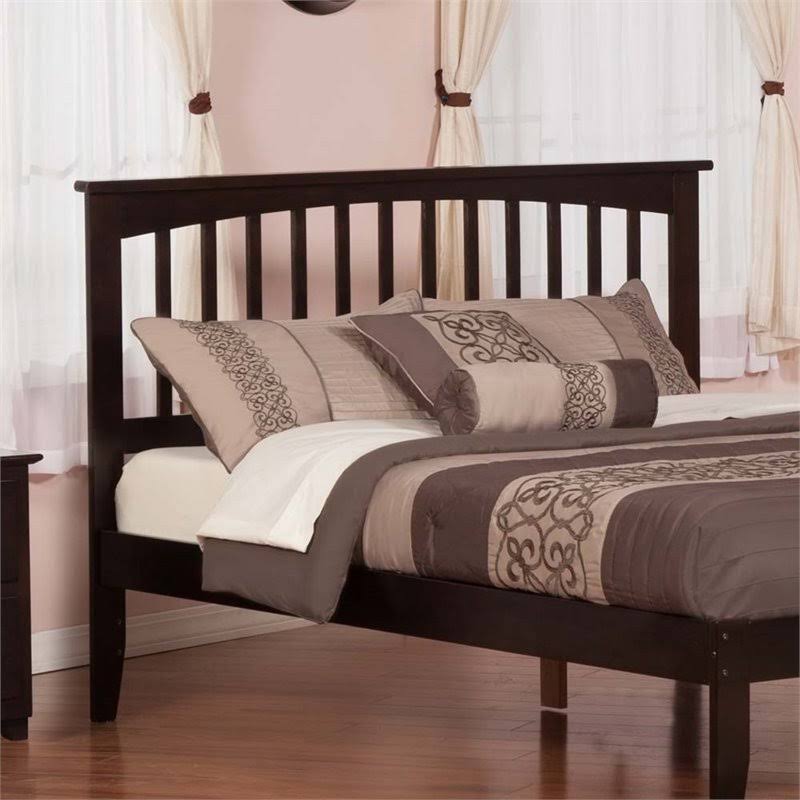 Leo u0026 Lacey King Spindle Headboard in Espresso - LL-1652751