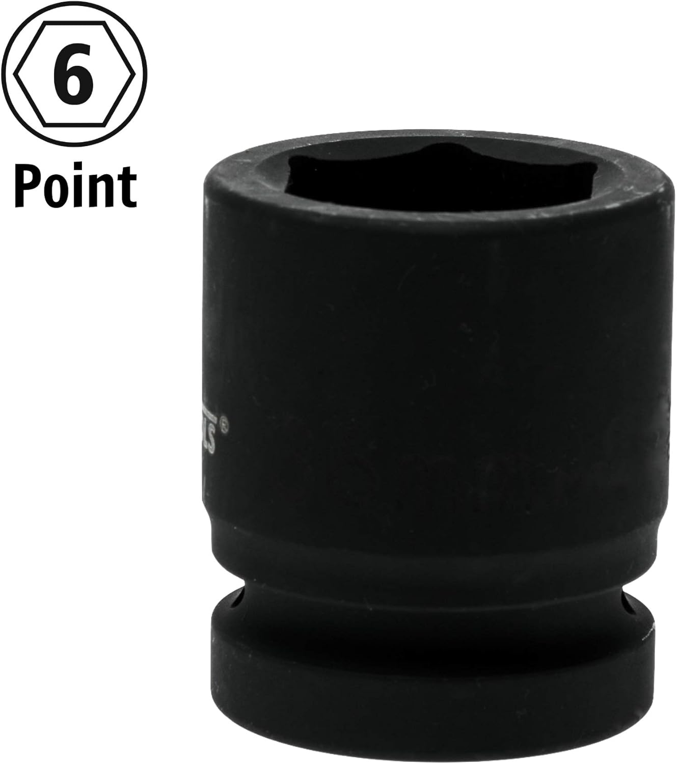 Teng Tools 33mm 1 Inch Drive Regular Metric Impact Socket - 910533, Silver