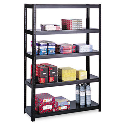 Safco Products Boltless Steel Shelving 36x22W x 18x22D x 72x22H, Black