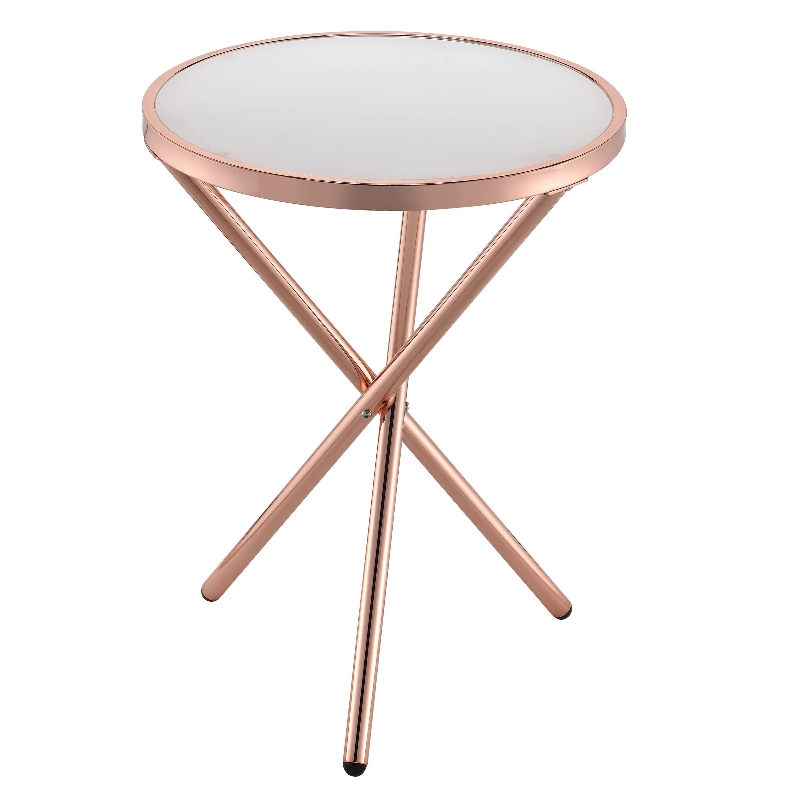 Modern Designs Halo Accent Side Table - Gold