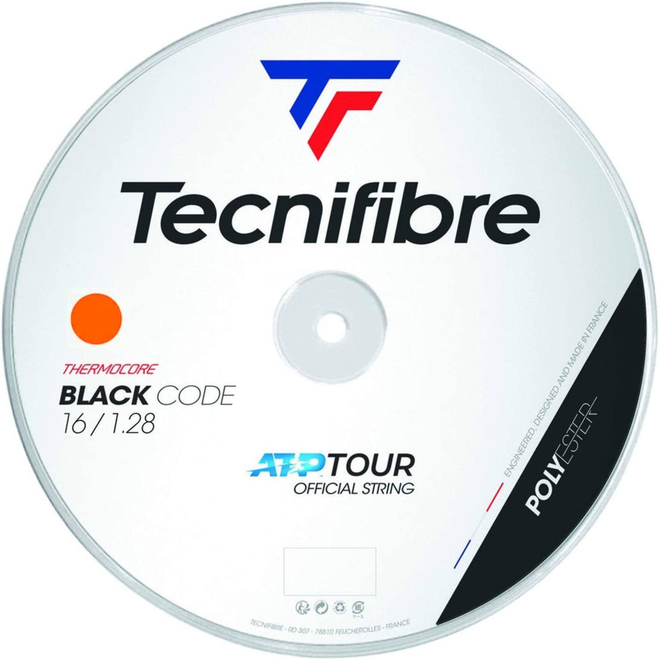 Tecnifibre Black Code 200m Reel 1.28mm / 16 / Fire