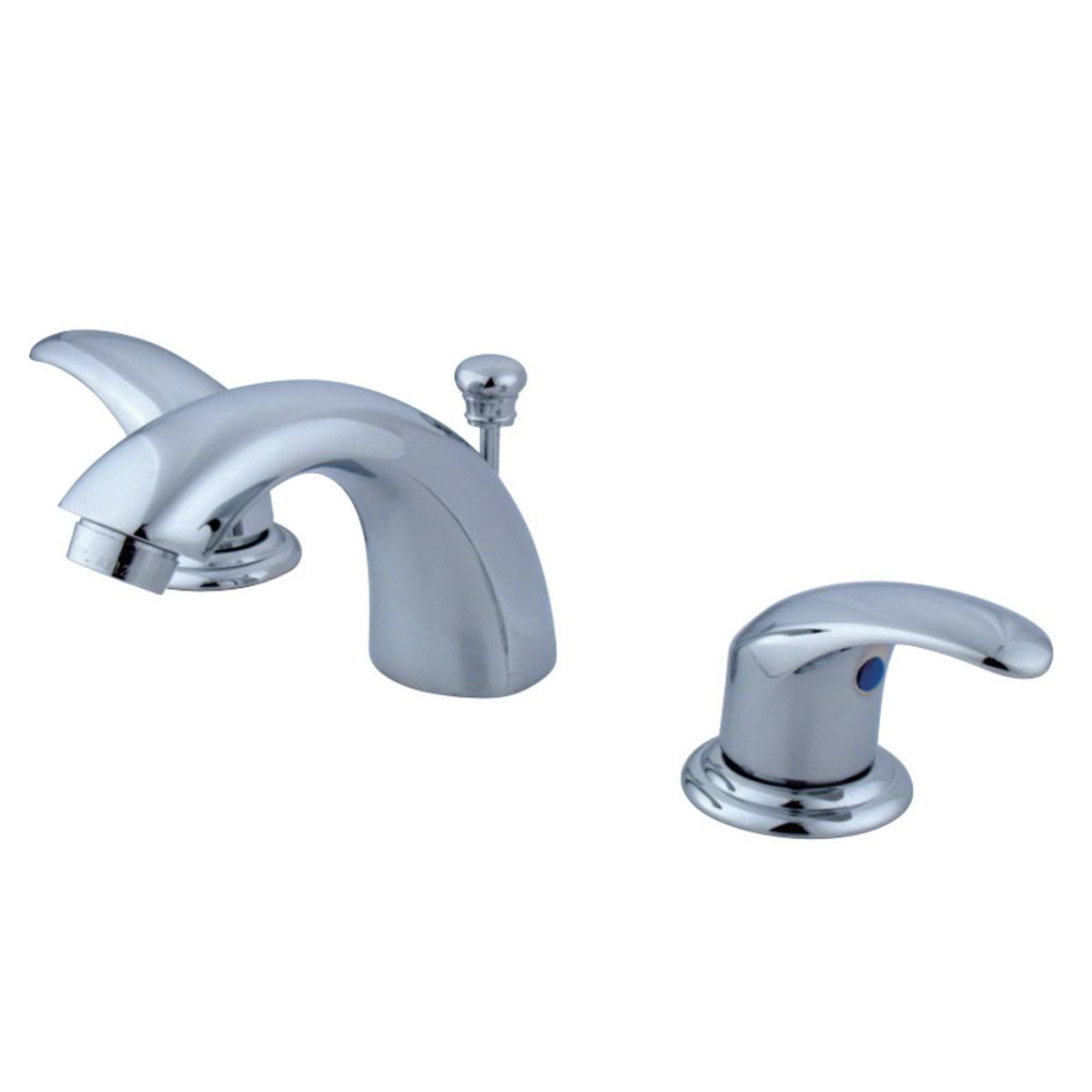 Kingston Brass Legacy Mini-Widespread Bathroom Faucet - Brushed Nickel/Polished Brass