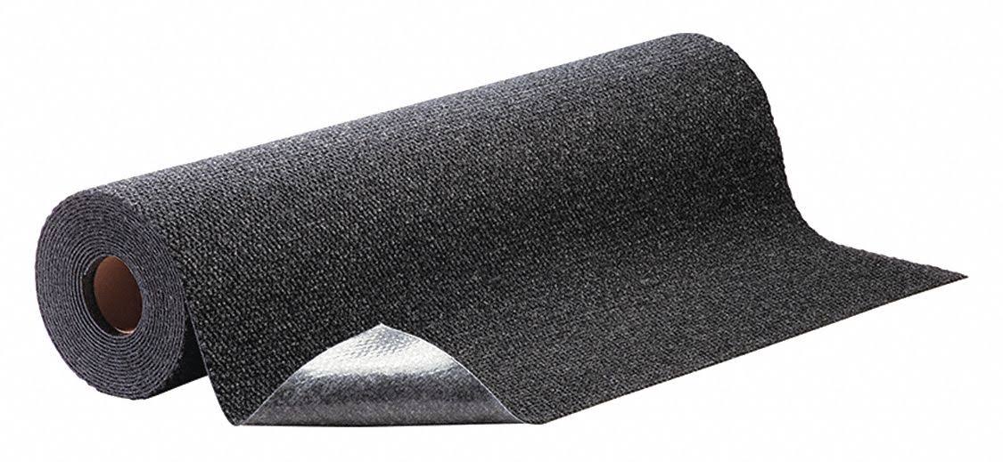 Pig GRP913X25-BK Absorbent Floor Mat,Black,25 ft. L