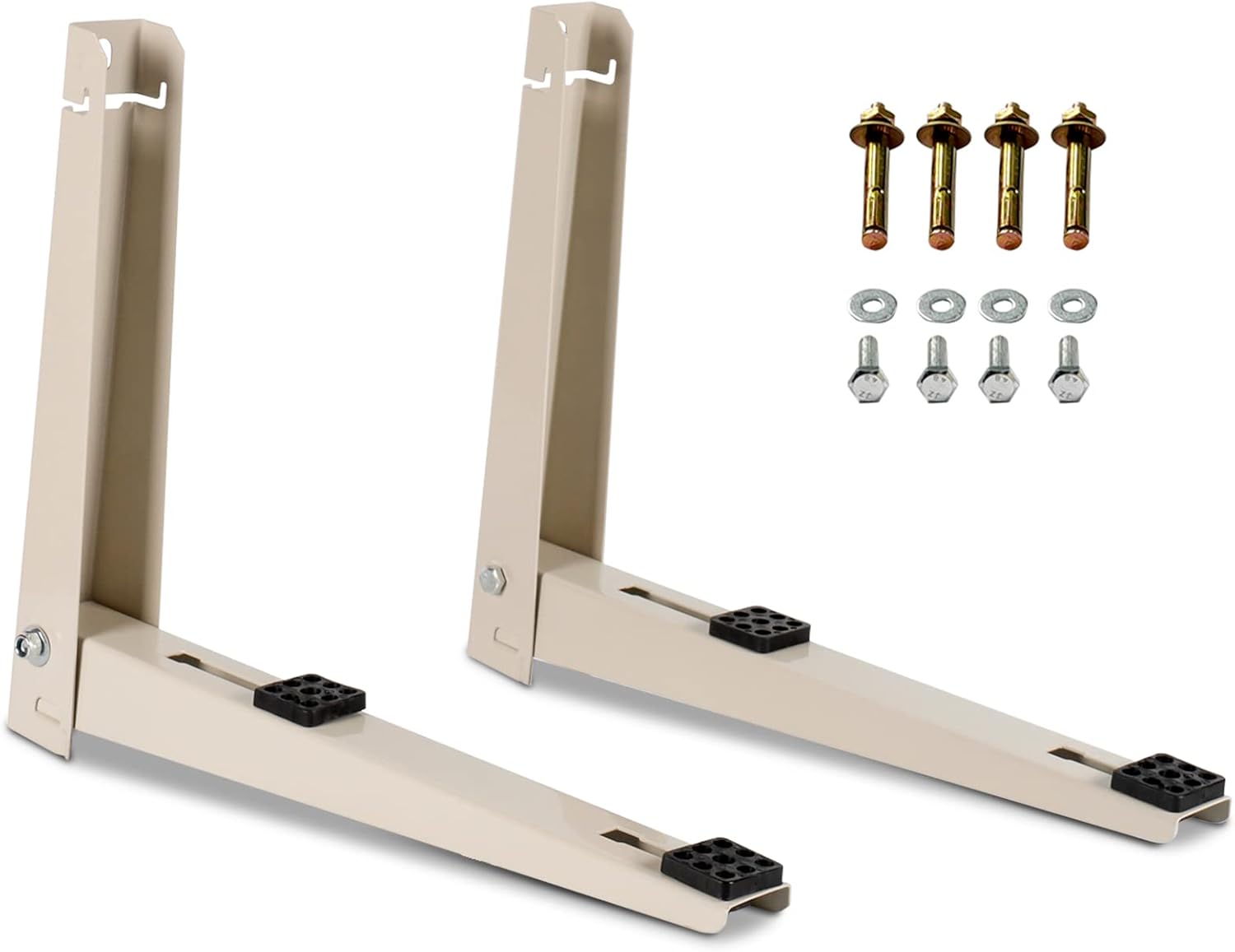 LILIJIA Mini Split Wall Mounting Bracket for 9000-18000 BTU Ductless AC/Heating System, Heavy Duty Foldable Condenser Mounting Brackets