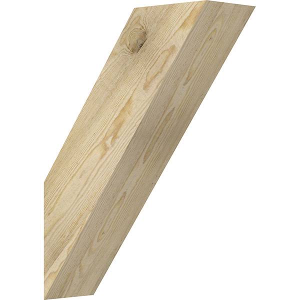 6x22W x 18x22D x 24x22H Traditional Rough Sawn Brace, Douglas Fir