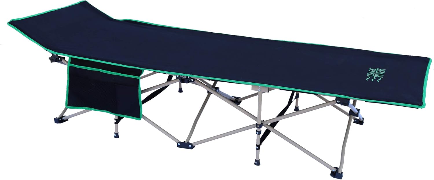 OSAGE RIVER Comfortable and Lightweight Standard Folding Camping Cot Pack of 2