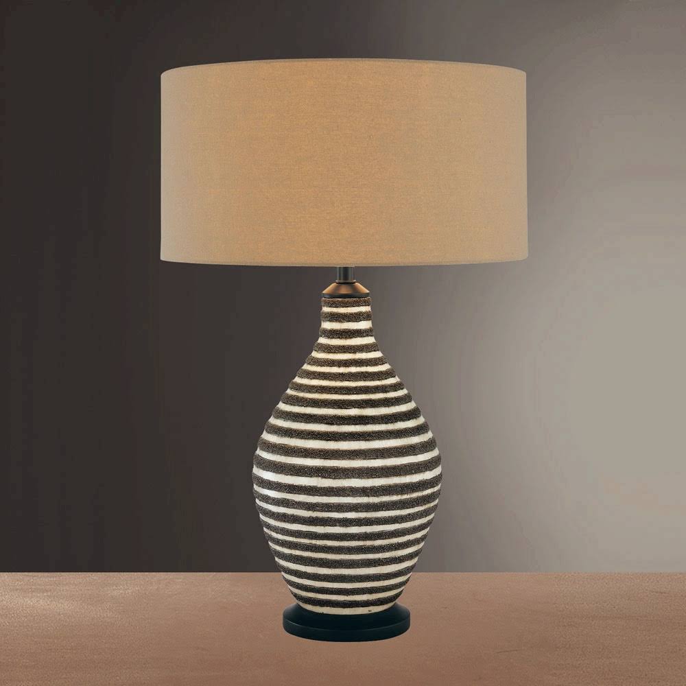 Minka Ambience Lighting-10172-0-One Light Accent Lamp Aged White and Brown Finish