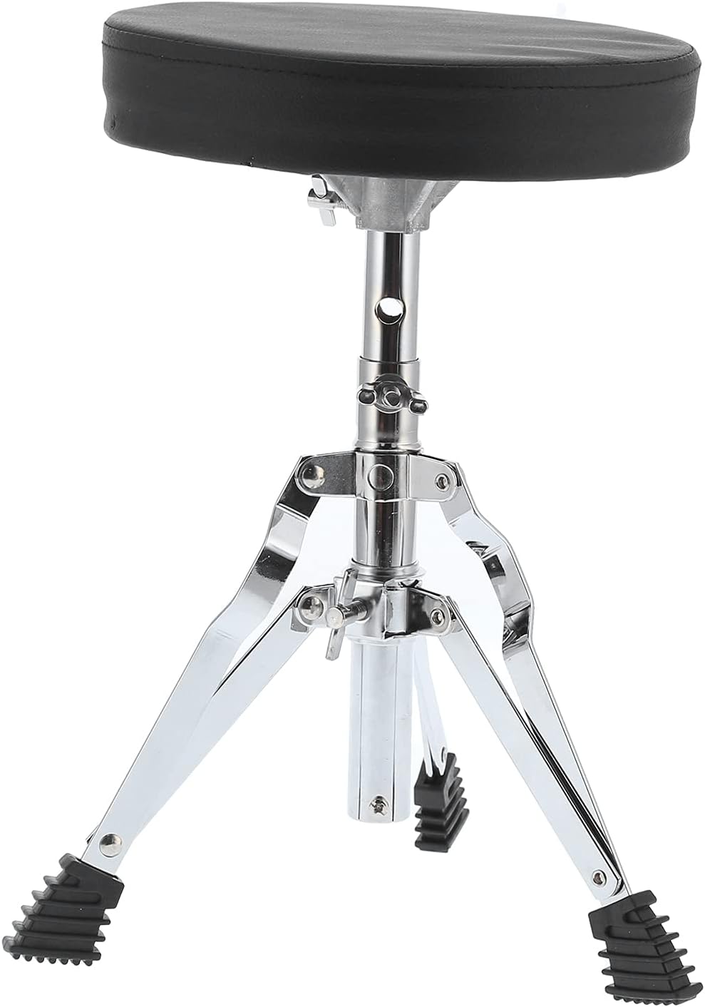 Drumming Stool, Double Support Feet Adjustable Height Drum Throne with 5A Stick for Drummer for Sitting Pack of 2