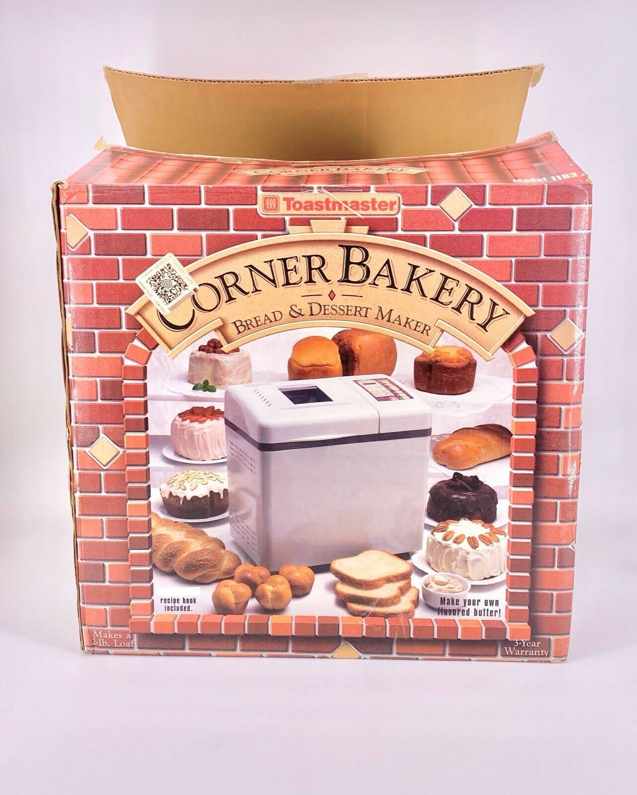 Toastmaster Corner Bakery Bread u0026 Dessert Maker Machine Model 1183 Baker