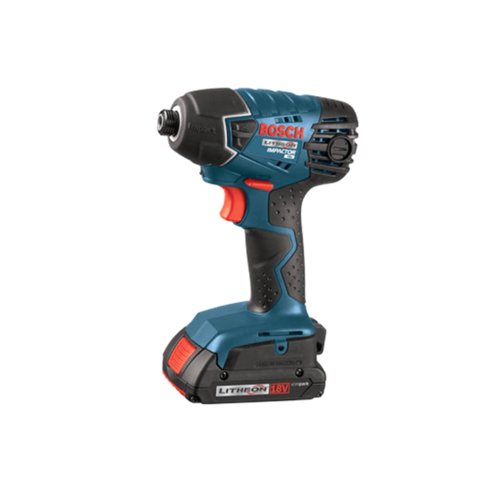 Bosch 25618-02-RT 18V Lithium-Ion 1/4 in. Impact Driver w/ Slimpack Batteries