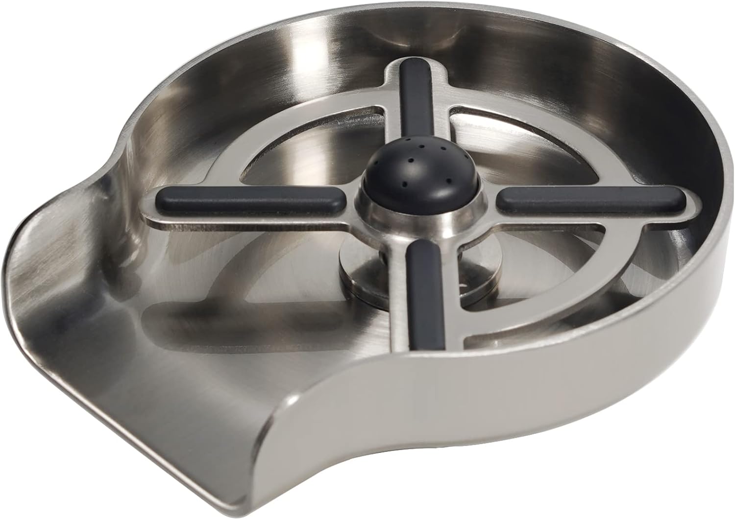 Moloudan Faucet Metal Glass Rinser for Kitchen Sinks,Stainless Steel Kitchen Sink Accessories,Bottle Washer,Cup Cleaner,Bar Glass Rinser,Matte Black