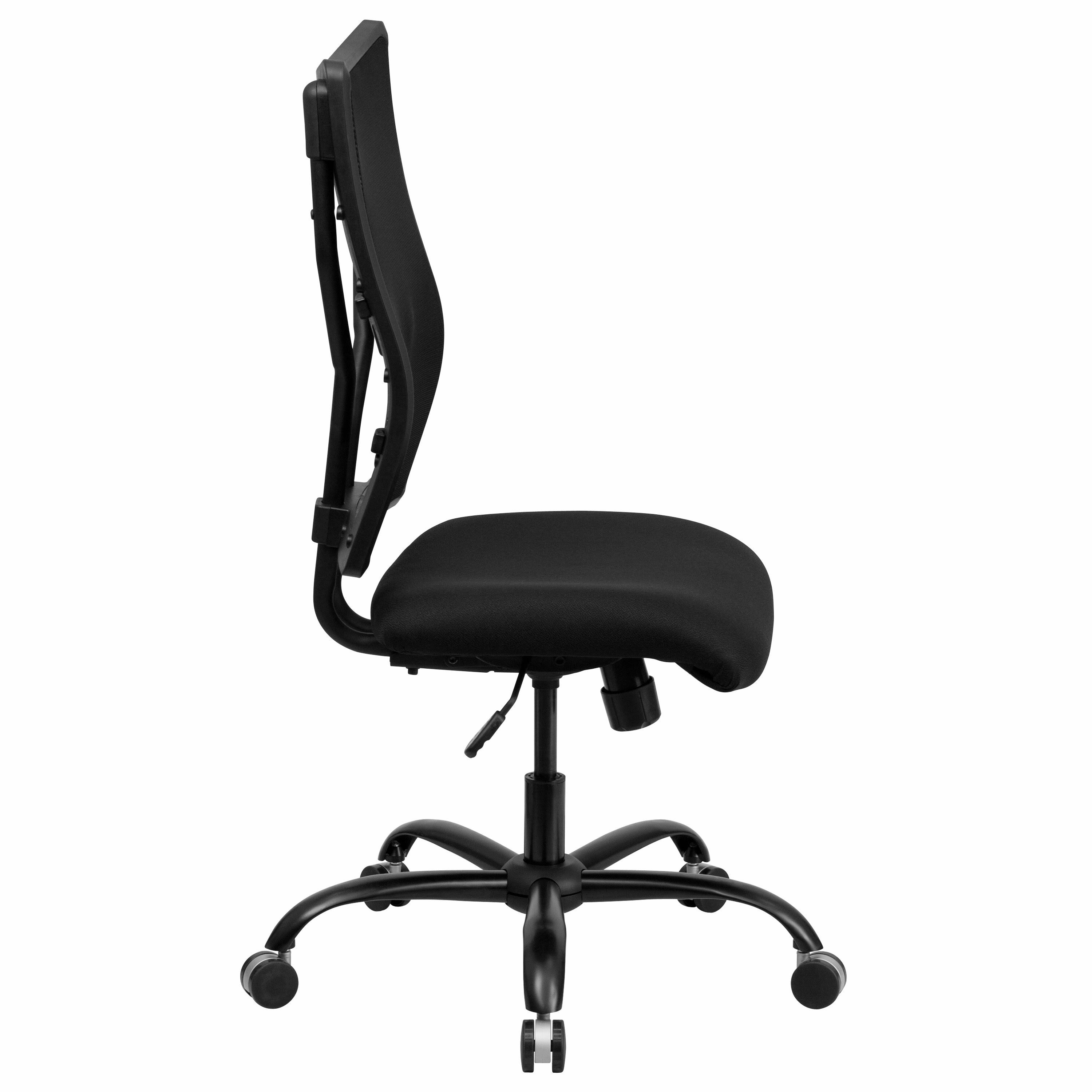 Alamont Big u0026 Tall 400 lb. Rated Black Mesh Executive Swivel Ergonomic Office Chair
