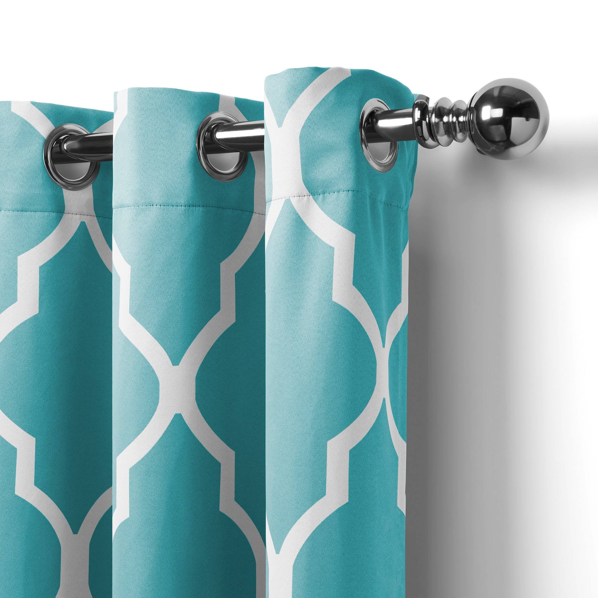 Elrene Emery 52x22 x 63x22 Blackout Panel - Aqua