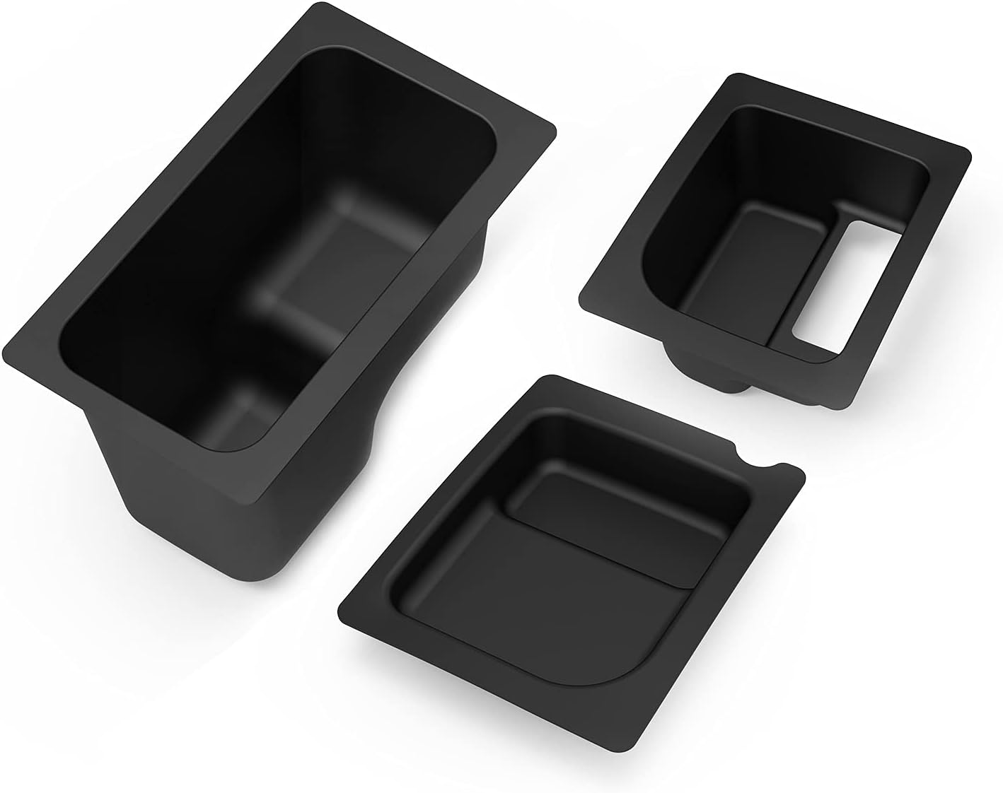 Ranger Under Seat Storage Box, A & UTV PRO Underseat Storage Bin Three Set for Polaris Ranger 500/570 Mid Size 2015-2021 Fits 50 inch Wide Accessories