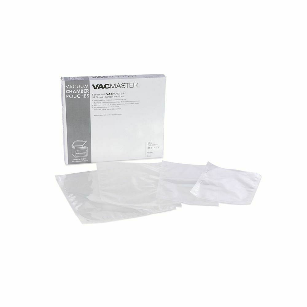Vacmaster 30725 10x22 x 13x22 Vacuum Chamber Pouches 3-Mil 1000/Box