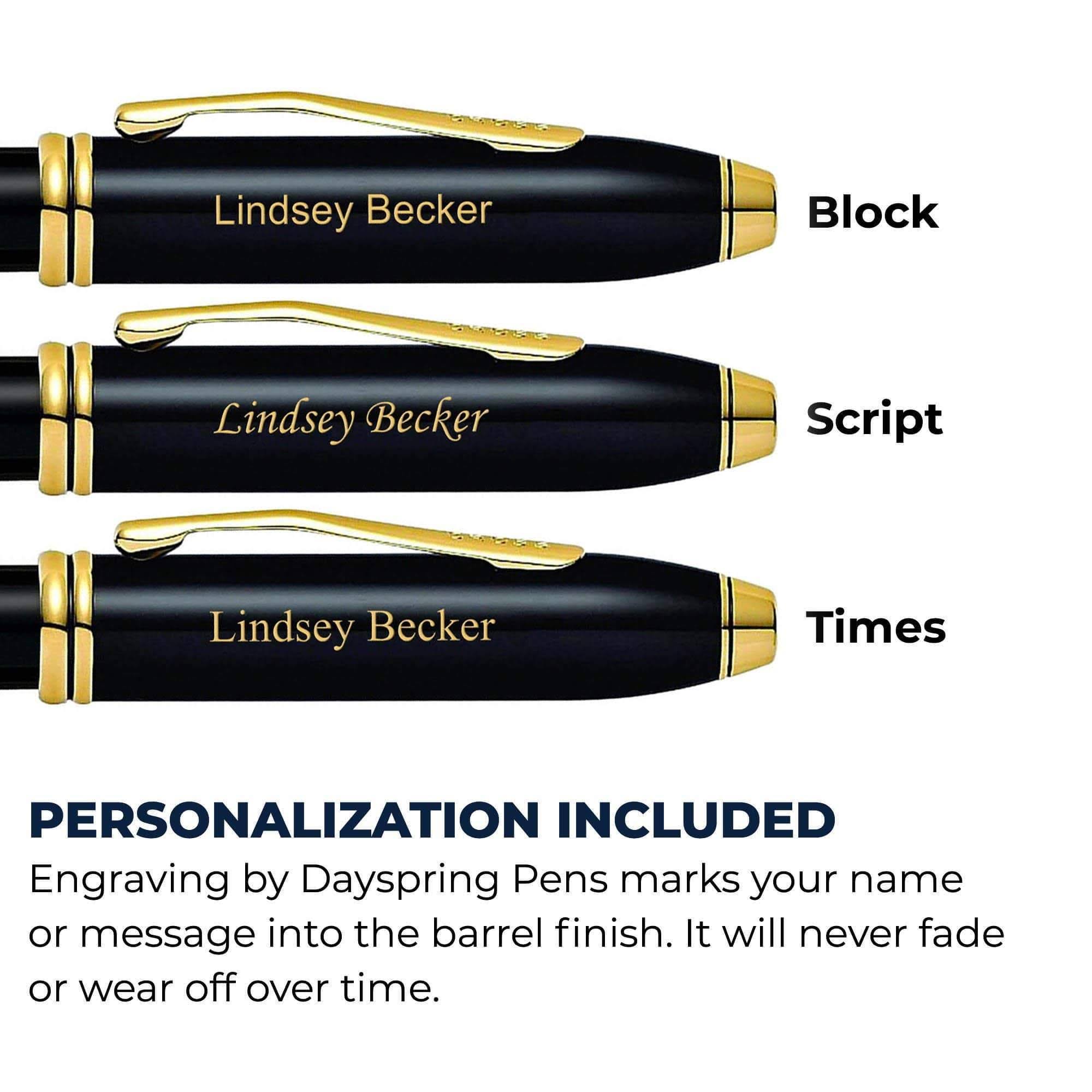 Cross Townsend Black Lacquer Rollerball Pen