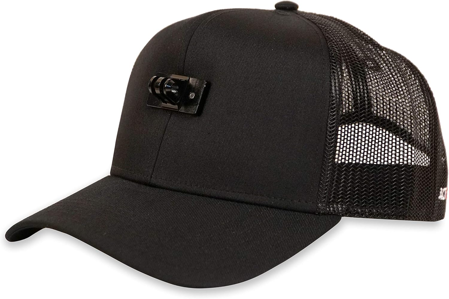 ActionHat&reg; Black Curved Bill - Patented Floating Hat Mount Compatible for GoPro Hero 9/8/7/6/5/4/3 Action Camera