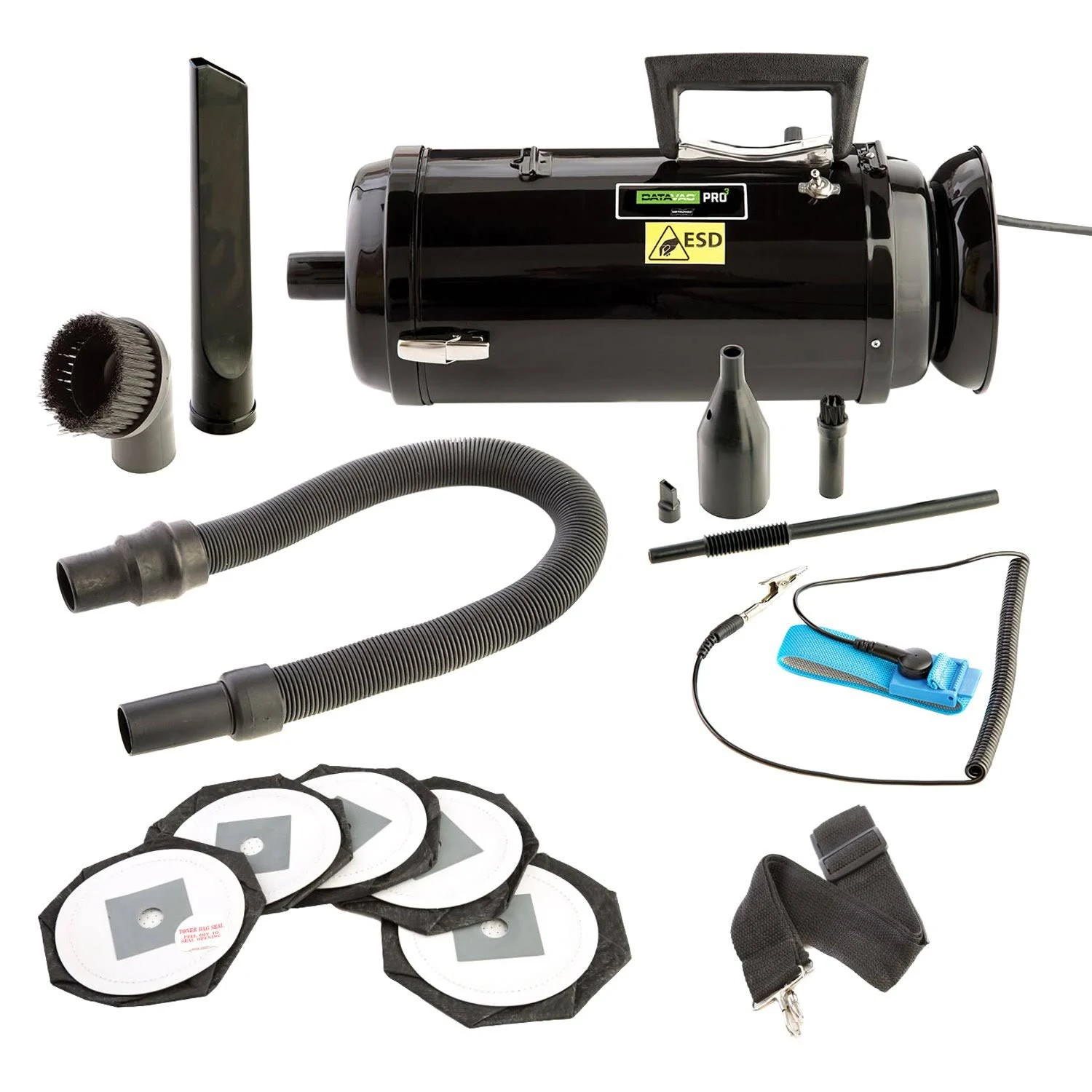 Metrovac 117I-577744 DataVac 3 ESD Safe Single Speed Motor 220V AU Plug Maintenance Vacuum System