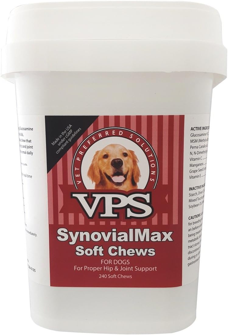 VPS SynovialMax Hip & Joint Soft Chews for Dogs Pack of 2