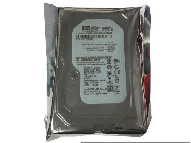 WD Wd2500aajs 250GB 8MB Cache 7200RPM SATA 3.0Gb/s 3.5x22 Desktop Hard Drive