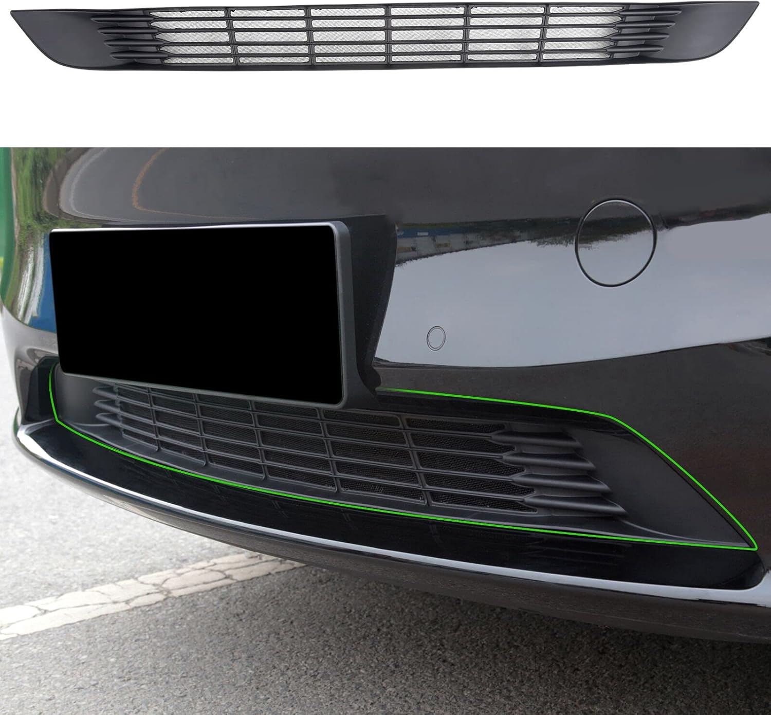 VIHIMAI Tesla Model Y Air Inlet Vent Grille Cover, Accessories for Tesla Model Y 2021 2020 Pack of 2