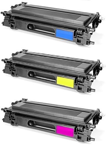 GLB Premium Quality High Yield Remanufactured Brother TN110 Toner Cartridges Color Set (Cyan, Yellow, Magenta)