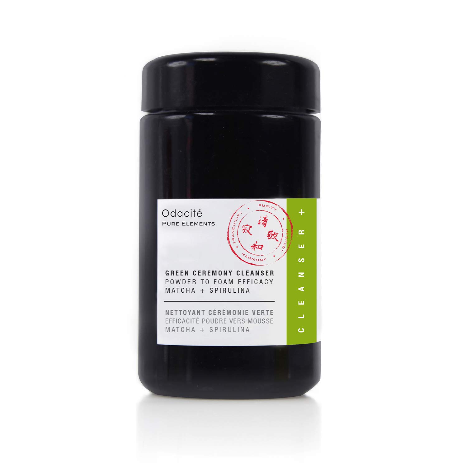 Odacité - Green Ceremony Cleanser, Anti Aging Face Mask For Removing Dead Skin, Reveal a Smoother and Cleaner looking Face. Matcha & Spirulina, 3.5 fl. oz Pack of 2