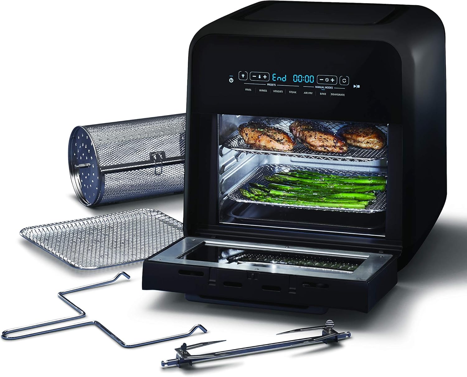 Oster 2086062 Air Fryer Oven & Multi-Cooker, Black