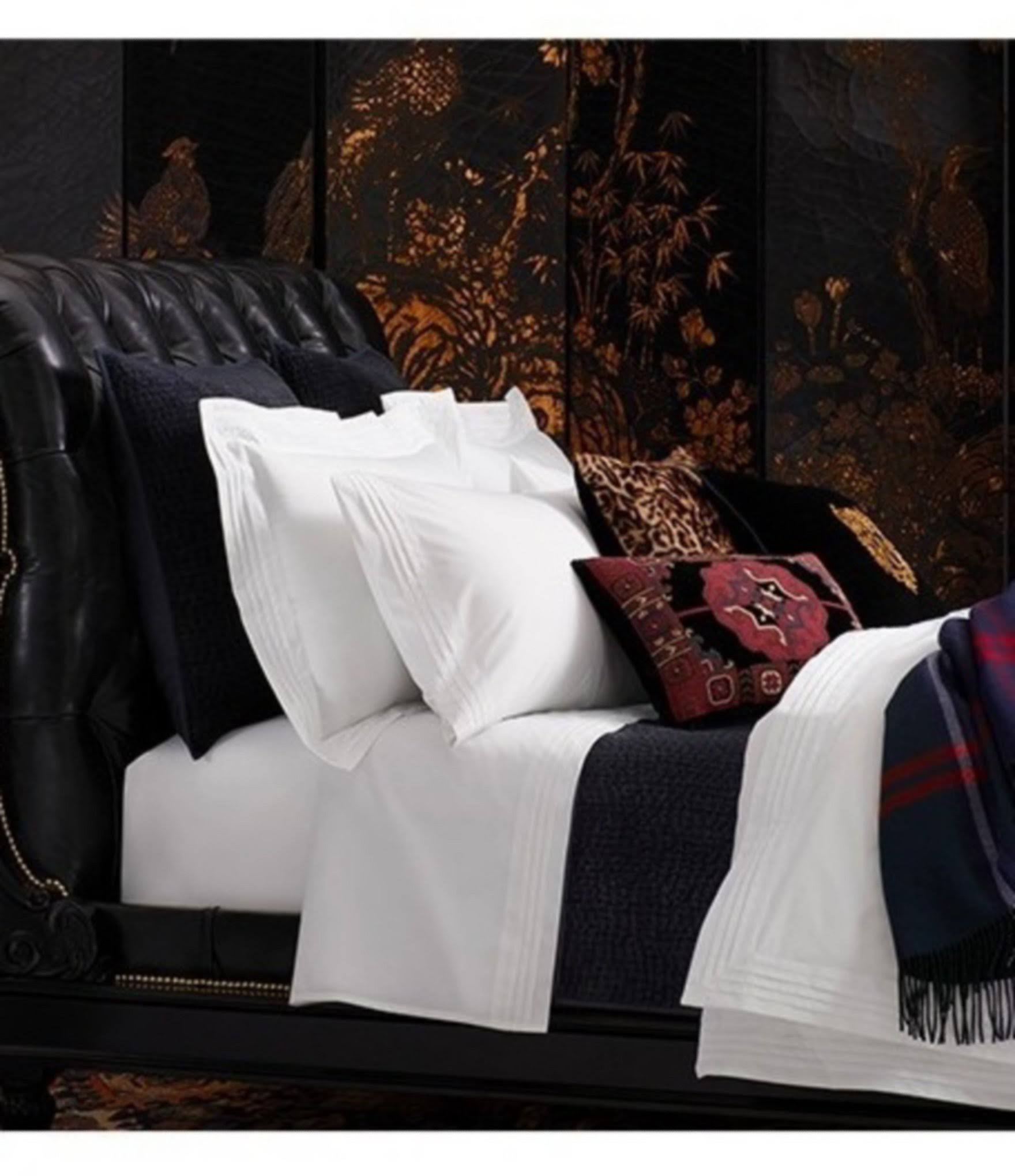 Ralph Lauren Norris Euro Sham - Black