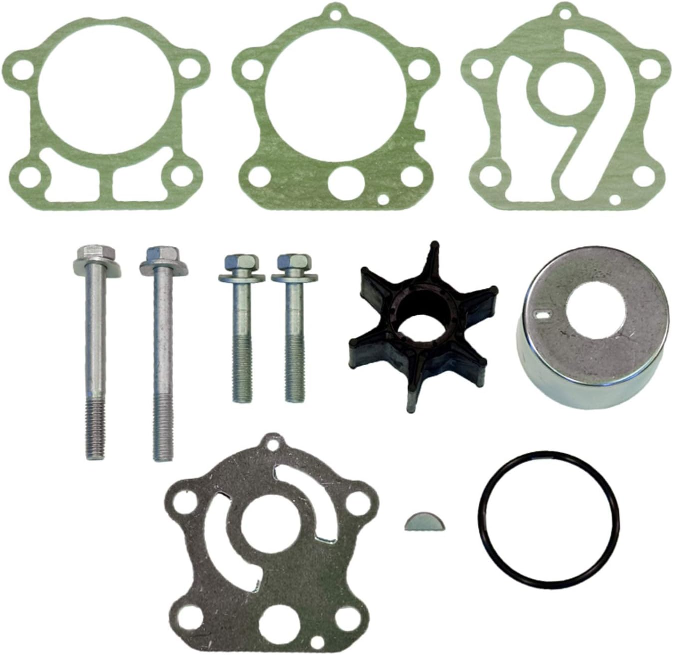 OEM Yamaha F75-F100 Outboard Water Pump Repair Kit 67F-W0078-00-00 Pack of 2