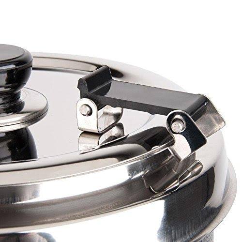 Avantco W300BK 6 qt. Round Black Countertop Soup Kettle Warmer - 110V, 300W