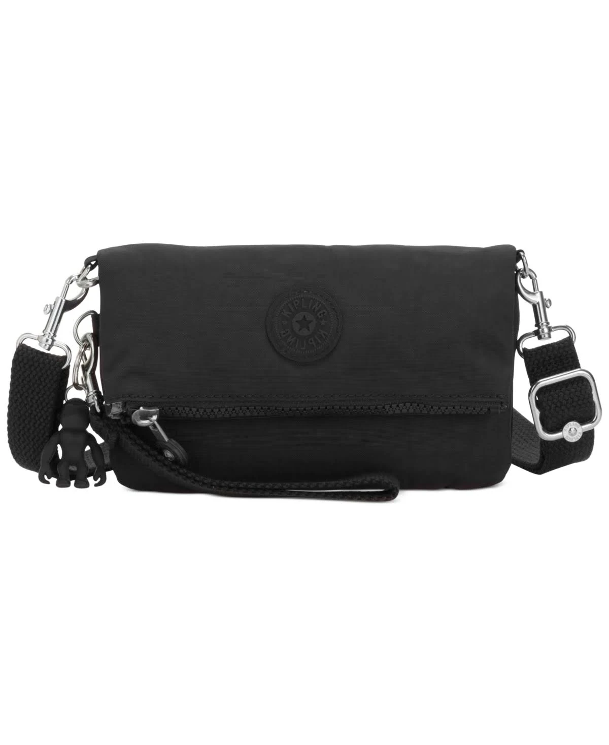 Kipling Lynne Convertible Crossbody - Black Noir/Silver