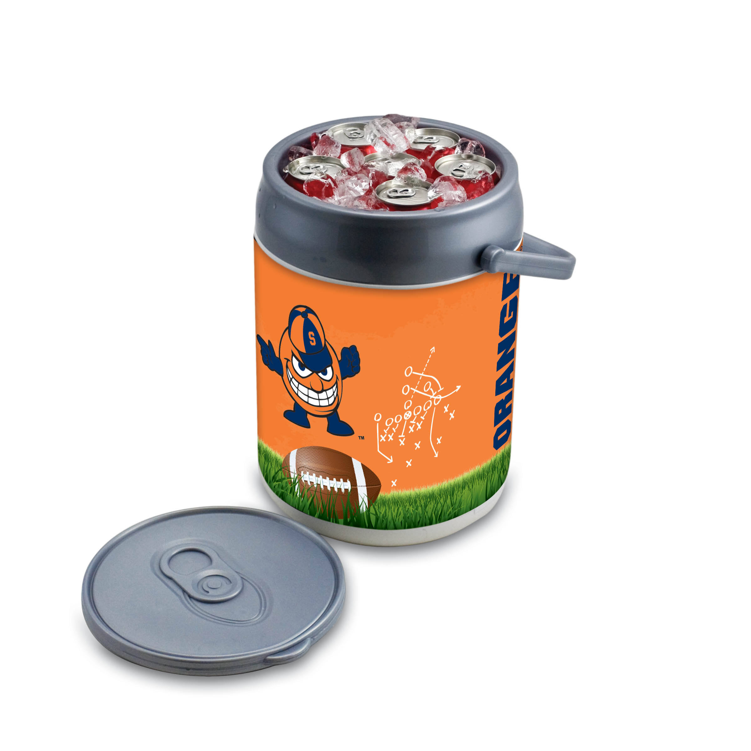 Picnic Time NCAA Can COOLER; Syracuse, Silver