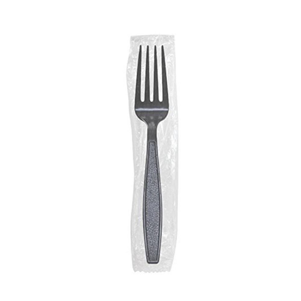 Karat Black Plastic Forks and Knives, 1000 Pack