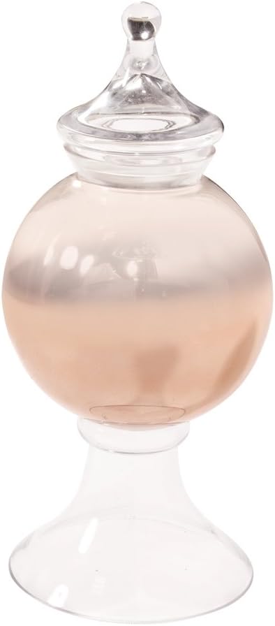 Howard Elliott 93031 Hand Blown Glass Goblet with Rose Gold Ombre Finish Pack of 2