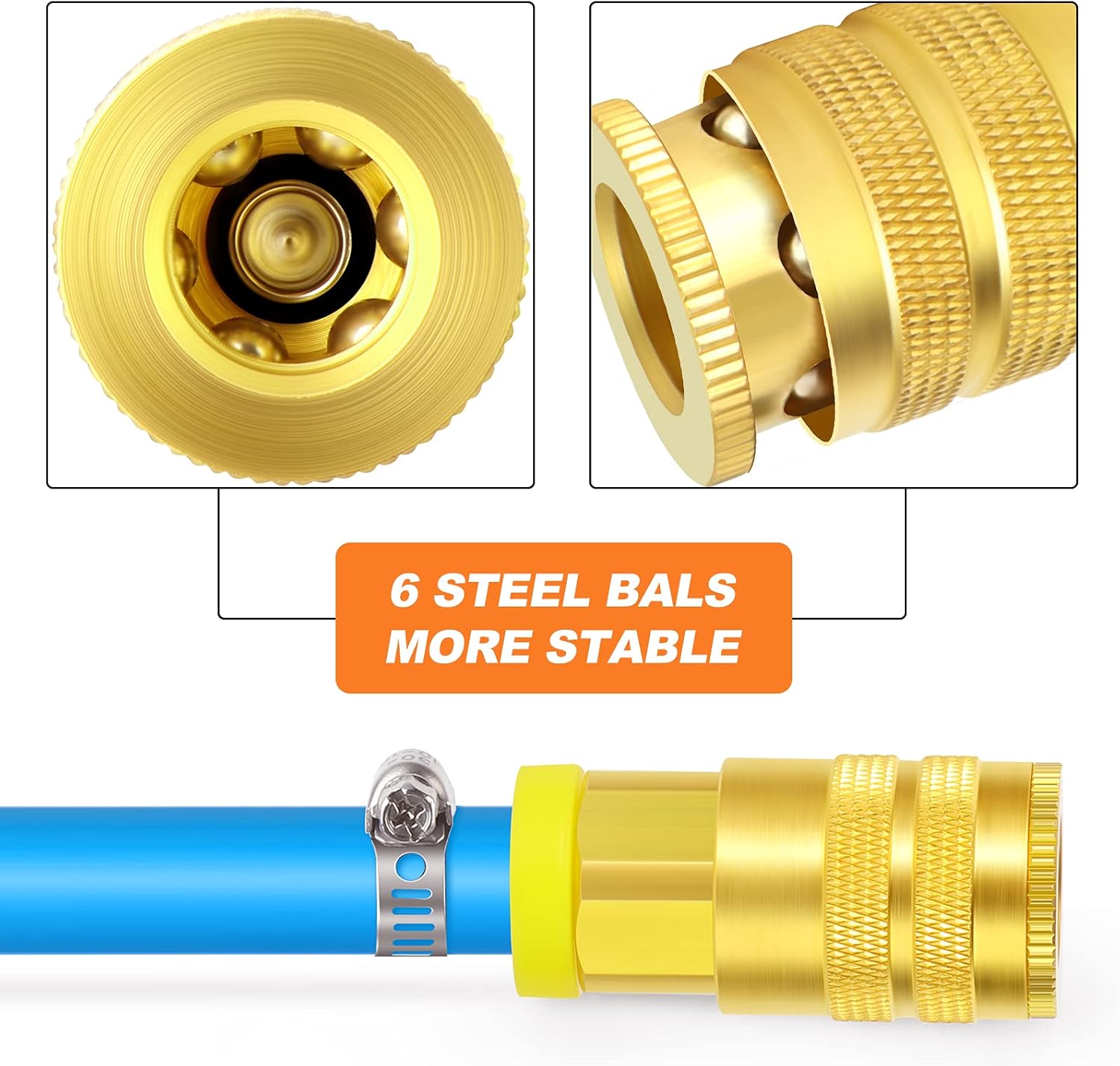 GASHER 12 Piece Industrial Air Coupling with 1/4